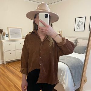 Brown Corduroy Shirt